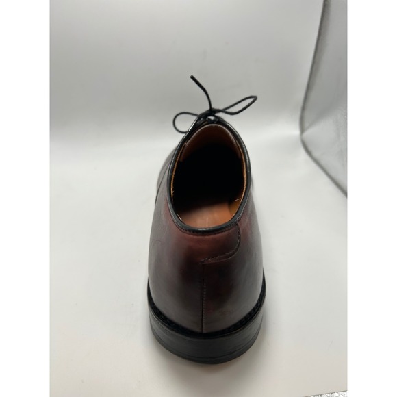 Allen Edmonds Park Avenue Mens 11.5 B Burgundy Leather Cap Toe Oxford 5875 main image 4